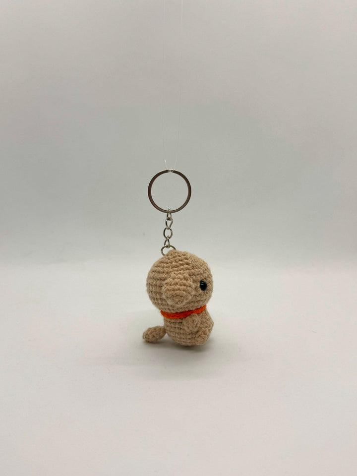 Elde Örülmüş Özel Tasarım Köpek Amigurumi Anahtarlık – Sevimliliğiyle Kalpleri Fethediyor!