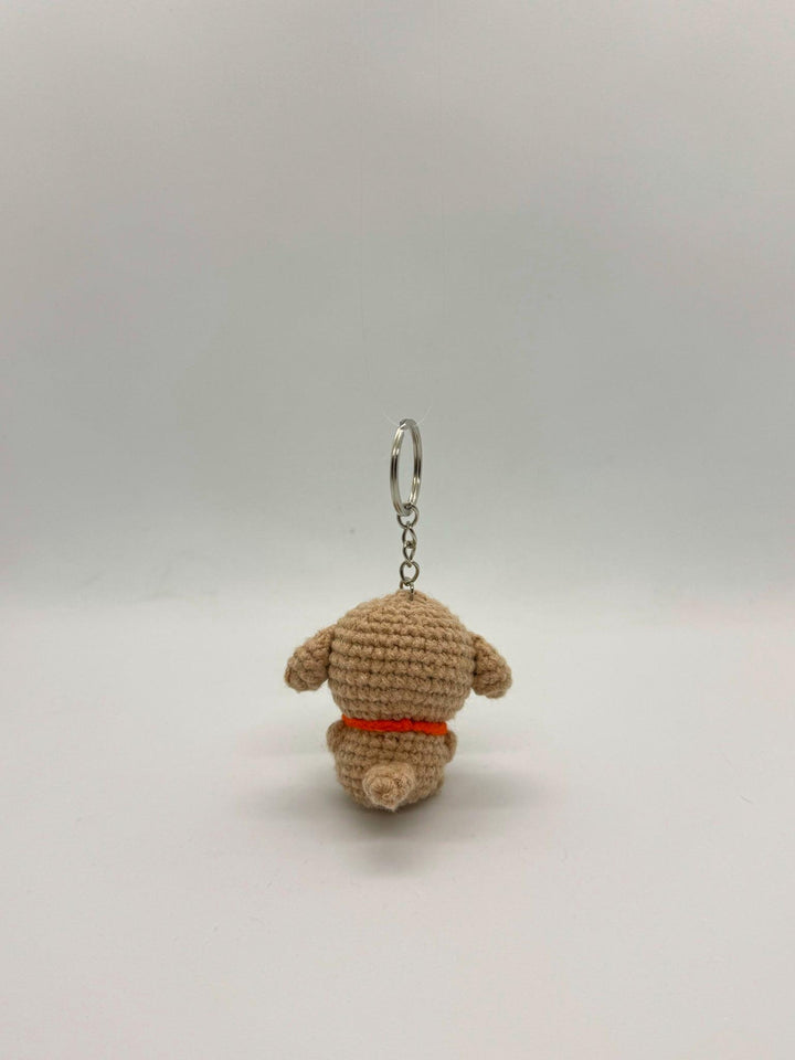 Elde Örülmüş Özel Tasarım Köpek Amigurumi Anahtarlık – Sevimliliğiyle Kalpleri Fethediyor!